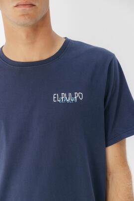 Camiseta El Pulpo logo azul