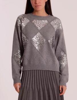Jersey Mimi Mua rombos gris