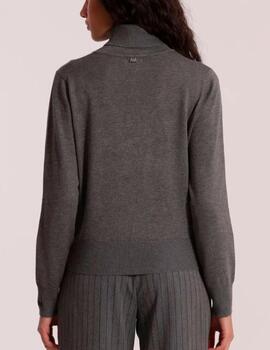 Jersey Mimi Mua cuello alto gris