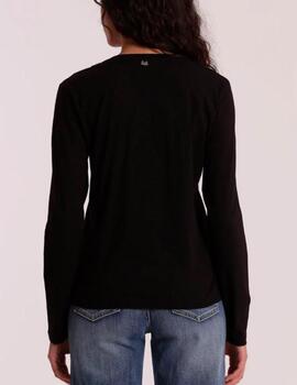 Camiseta Mimi Mua perlas negro