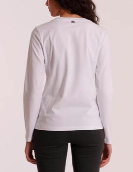 Camiseta Mimi Mua estampada blanco