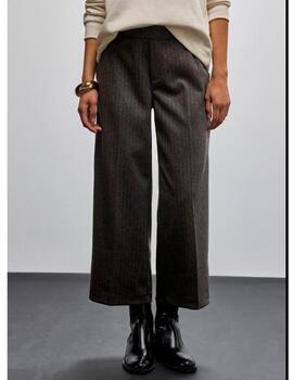 Pantalón Street One culotte espiga marrón