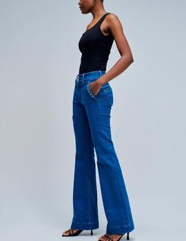 Pantalón Salsa Secret chino flare denim