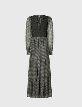 Vestido Pepe Jeans fruncido negro