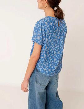 Camisa Indi&Cold encaje azul