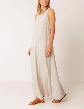 Vestido Indi&Cold bordado crudo