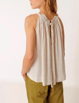 Top Indi&Cold bordado