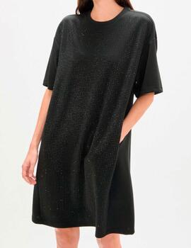 Vestido Lola Casademunt strass negro
