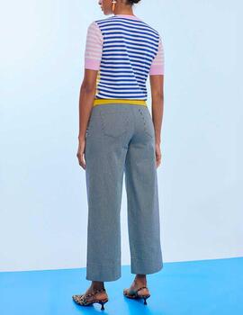 Pantalón Lola Casademunt culotte rayas