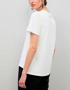 Camiseta Lola Casademunt leopardo blanco