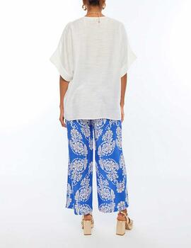 Culotte Lola Casademunt paisley azul