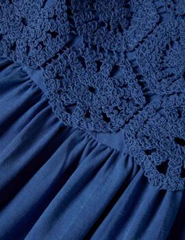 Vestido Lion of Porches azul