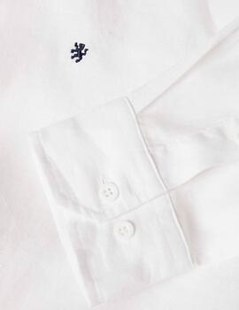 Camisa Lion of Porches cuello mao blanco