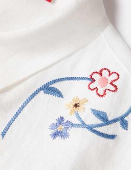 Camisa Lion of Porches bordados lino