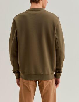 Sudadera Lion of Porches bolsillo khaki