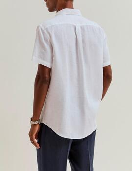 Camisa Lion of Porches lino blanco