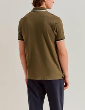 Polo Lion of Porches piqué verde