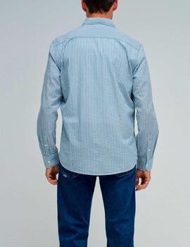 Camisa Salsa rayas azul