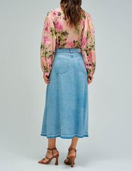 Falda Salsa light denim