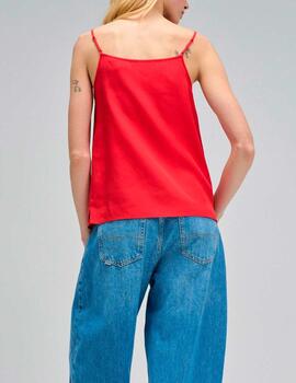 Top Salsa tirantes rojo