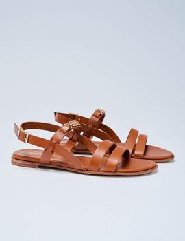 Sandalias Salsa planas camel
