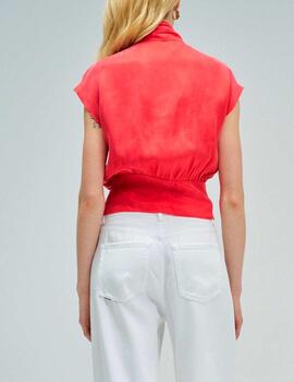 Blusa Salsa lazo rojo