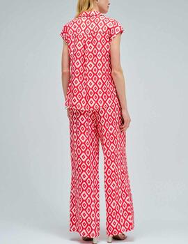 Blusa Salsa estampada rojo