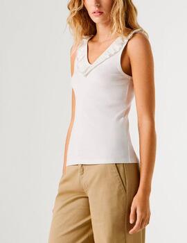 Top Pepe Jeans blanco