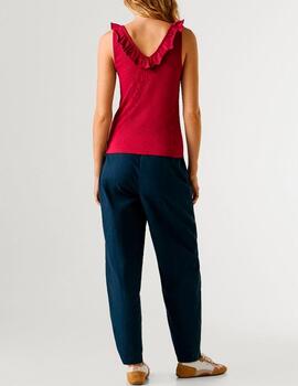 Top Pepe Jeans cereza