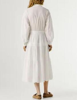 Vestido Pepe Jeans camisero blanco