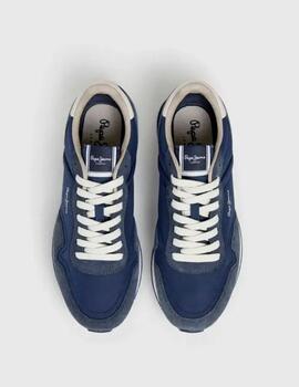Zapatillas Pepe Jeans combinadas azul