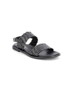 Sandalias Igi&Co trenzadas negro
