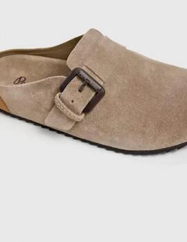 Zueco Pepe Jeans ante beige