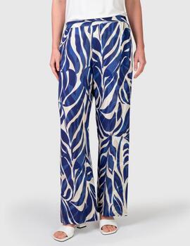 Pantalón Massana estampado azul