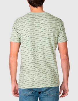 Camiseta Massana rayas verde
