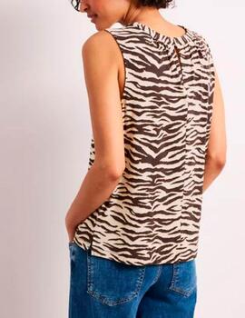 Top Street One estampado animal