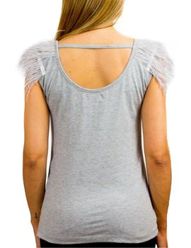 Camiseta Animosa Avestruz gris