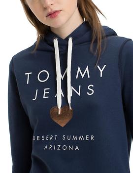 Sudadera Tommy Jeans Logo marino