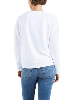 Sudadera Levis Relaxed Graphic Batwing blanco